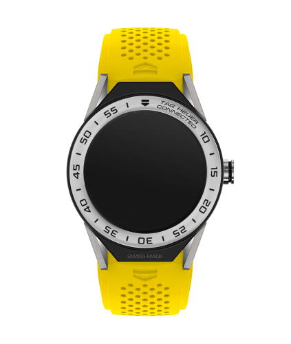 TAG Heuer Carrera Connected Modular 45 Titanium / Stainless Steel / Yellow Rubber